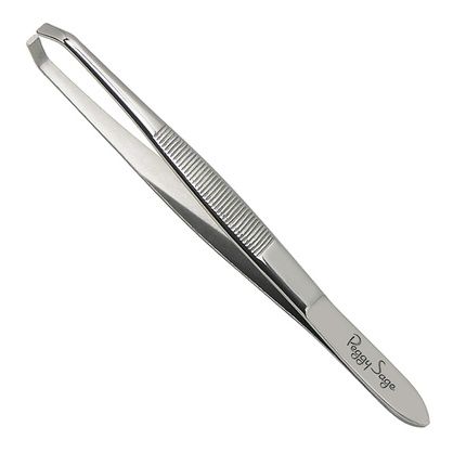Peggy Sage Tweezers For Hair Removal With Curved Handles