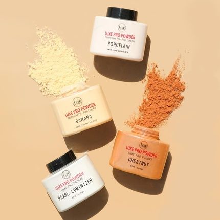 J.Cat Beauty Luxe Pro Makeup Setting Powder Matte Finish Helps Control Oil - Image 3