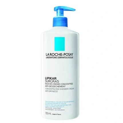 La Roche Posay Lipikar Surgras Concentrated Shower Cream 750 Ml Antidryness Cream Wash - Image 3