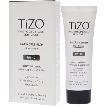 Tizo Photoceutical Am Replenish Spf 40 Nontinted Sunscreen For Women 17Oz - Image 3
