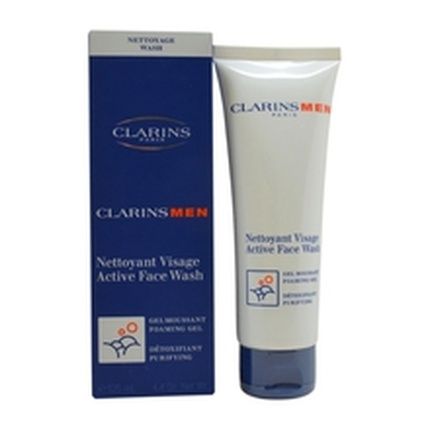 Clarins Men Active Face Wash 125Ml Foaming Cleansing Gel For Men - Image 4