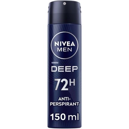 Nivea Men Deep Black Carbon Dark Wood Antiperspirant Spray - Deodorant