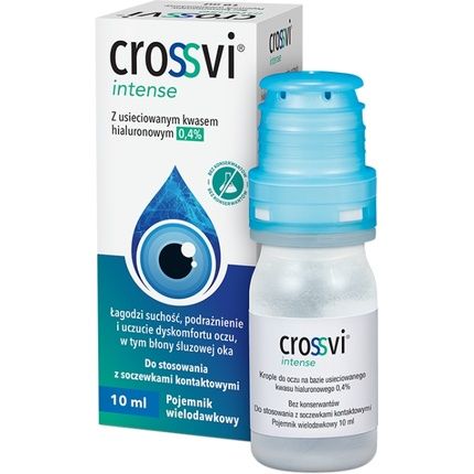 Crossvi Premium Vision Enhancement Eye Drops - Advanced 10Ml Solution For Superior Eye Health And Clarity