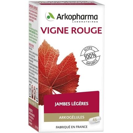 Arkopharma Arkogelules Organic Red Vine 45 Capsules