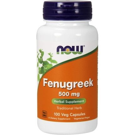 Now Foods Fenugreek 500Mg 100 Capsules