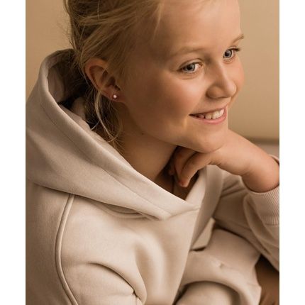 Blomdahl Nickel Free Medical Plastic 4Mm Crystal Stud Earrings - Image 3