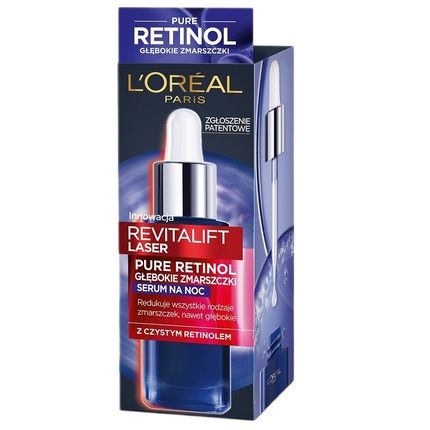 L'Oreal Revitalift Laser Pure Retinol Night Serum Reducing Wrinkles 30Ml