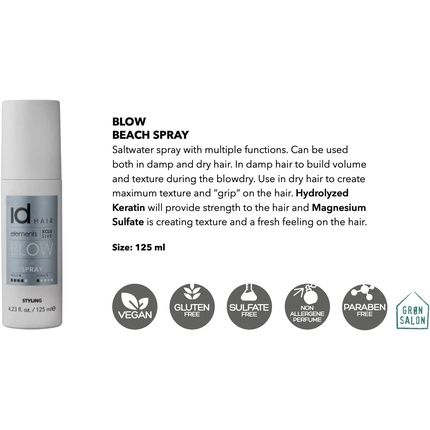 Idhair Elements Xclusive Beach Spray 125Ml