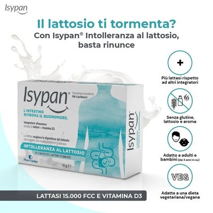Isypan Lactose Intolerance 30 Tablets