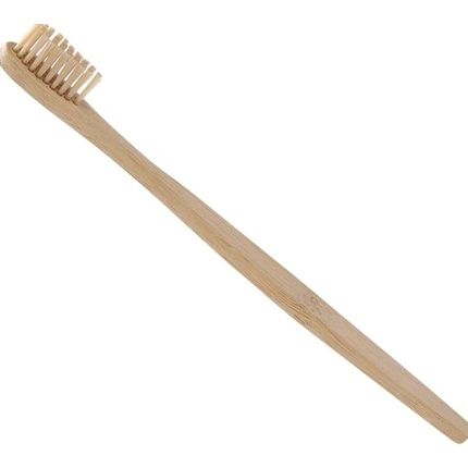 Bamboo Toothbrush Beige Sustainable Biodegradable Natural Vegan For Adults And Children