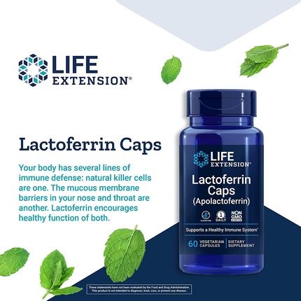 Life Extension Lactoferrin 300Mg 60 Capsules - Image 3