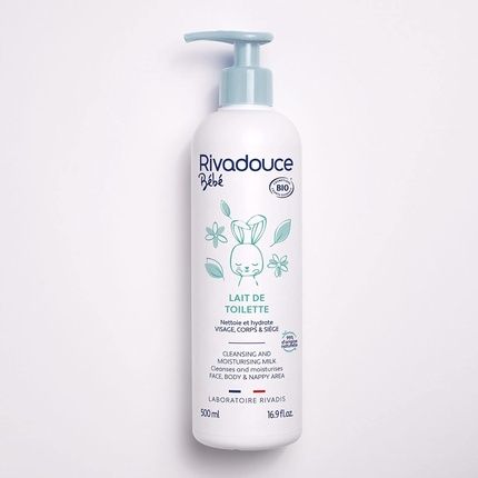 Rivadouce Baby Organic Cleansing Milk 500Ml - Image 3