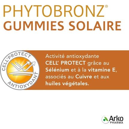 Arkopharma Phytobronz Solaire Sun Preparation Antioxidant Protection