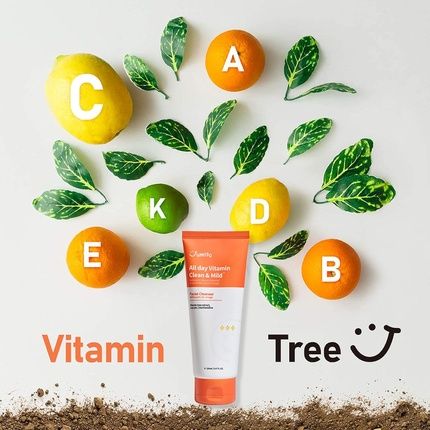 Jumiso All Day Vitamin Clean & Mild Facial Cleanser - Low Ph Vegan - Image 3