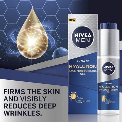 Nivea Men Anti-Age Hyaluron Face Moisturising Gel 50Ml