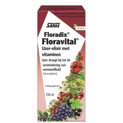 Salus Floravital Iron Floradix Vegan 250Ml Iron Supplement - Image 3