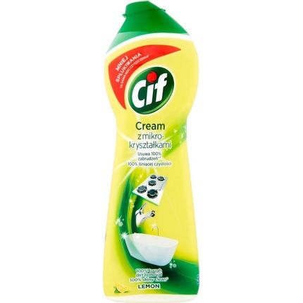 Cif Cream Lemon Cleansing Milk With Microcrystals 540 G Cif