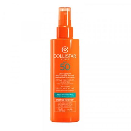 Collistar Sun Care Active Protection Milk Spray Ultrarapid Application Spf50 200 Ml
