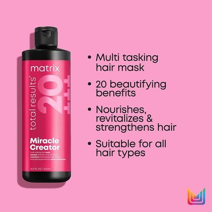 Matrix Total Results Miracle Creator Multi Tasking Hair Mask 500Ml - Image 3