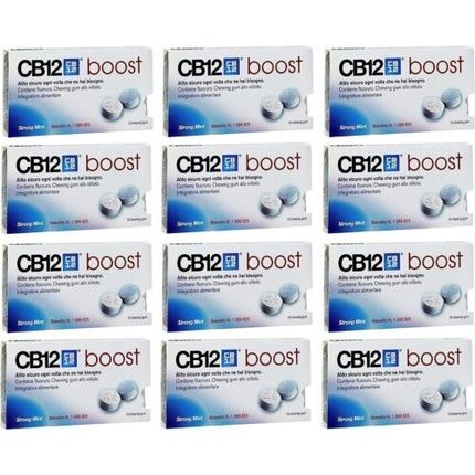Cb12 Boost Sugar-Free Chewing Gum Strong Refreshing 10 Pieces 20G - Image 4