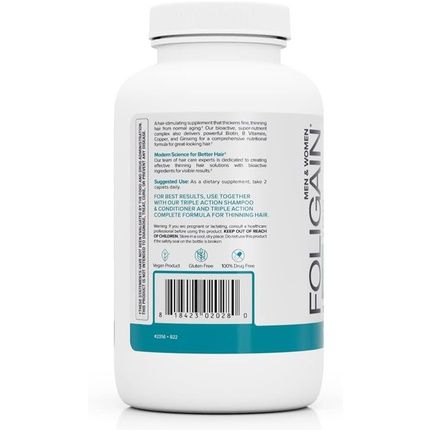 Foligain For Hair Loss 120 Caplets