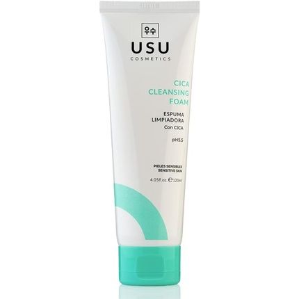 Facial Foam Cleanser With Cica Ph 5.5 120Ml - Removes Impurities, Moisturizes, Soothes And Regenerates Skin - Silky Finish - Ideal For Sensitive Skin