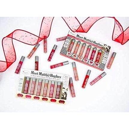 Thebalm Meet Matt(E) Hughes Mini Liquid Lipsticks Vol. 12 - Pack Of 6