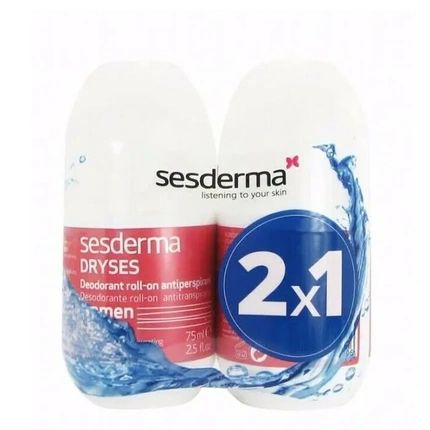 Sesderma Sesderma Pack Dryses Deodorant Antiperspirant Roll On For Women 2X75Ml