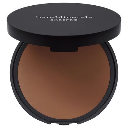 Bareminerals Barepro 16Hr Skin-Perfecting Powder Foundation Matte Pressed Powder Foundation Full Coverage With Plant-Based Squalene Oil Control Vegan Deep 55 Neutral 0.2Oz 8G