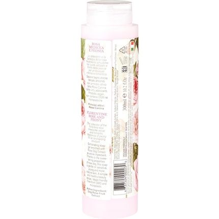 Nesti Dante Romatica Rose And Peony Shower Gel 0.3L - Image 3