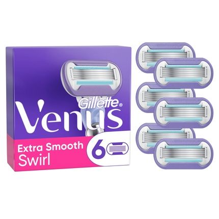 Gillette Venus Extra Smooth Swirl Women'S Razor Blades With Moisture Strips For Skin Protection - Image 3
