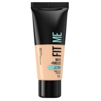 Maybelline Fit Me Liquid Foundation Mattifying Face Foundation 104 Soft Ivory 30Ml