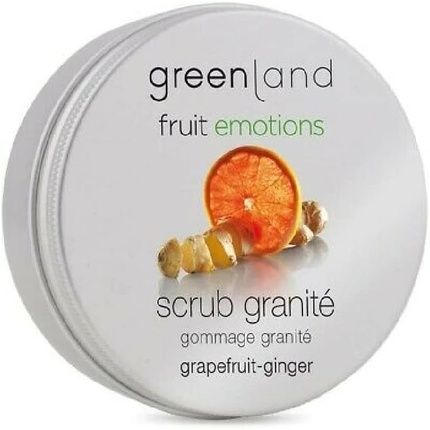 Greenland Scrub Granite Grapefruit Ginger 200Ml Full Body Scrub Gentle Texture Suitable For Face And Body