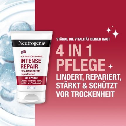 Neutrogena Intense Repair Cica Hand Cream 50Ml Unscented