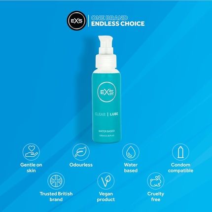 Exs Premium Clear Lubricant Vegan Perfume-Free 100Ml - Image 3