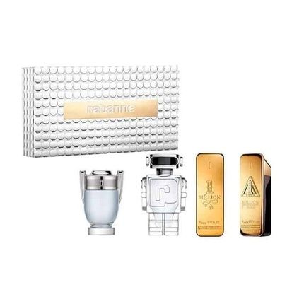 Paco Rabanne Miniature Set - One Million Edt 5Ml, One Million Elixir Intense Edp 5Ml, Invictus Edt 5Ml, Phantom Edt 5Ml