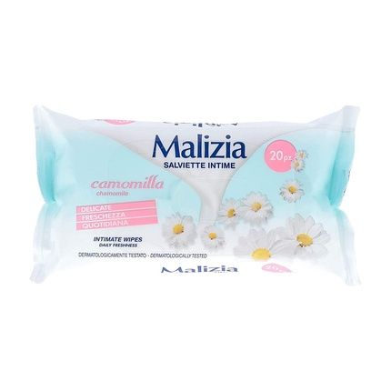 Malizia Intimate Cleansing Wipes 20 Pieces