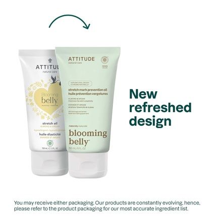 Attitude Pregnancy Stretch Mark Prevention Oil Ewg Verified Dermatologically Tested