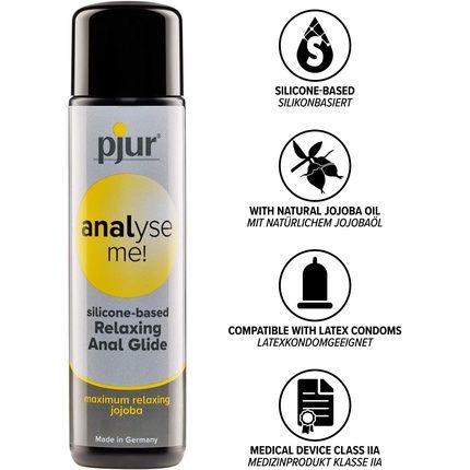 Pjur Analyse Me! Relaxing Silicone Anal Lubricant With Jojoba 30Ml