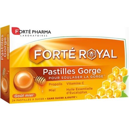 Forte Royal Honey Flavor Lozenges 24 Count