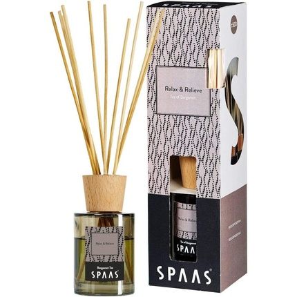 Spaas Relax & Relieve Scented Sticks 80Ml - Warm Grey Glass L 7Cm X W 6.2Cm X H 29Cm - Image 3