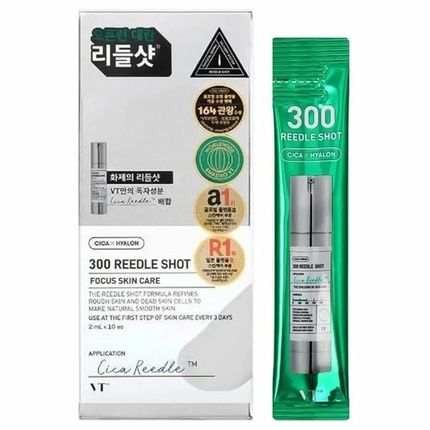 Vt Cosmetics Reedle Shot 300 Microneedle Face Booster 10 X 2Ml