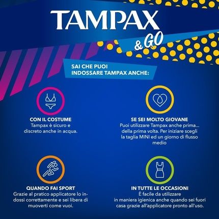 Tampax &Go Super Tampons - Image 3