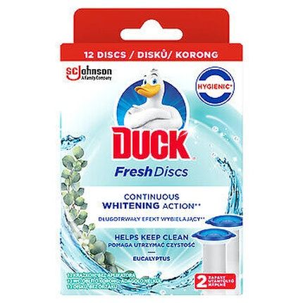 Duck Eucalyptus 2X36Ml Fragrance Refill Disc Gel - Pack Of 2