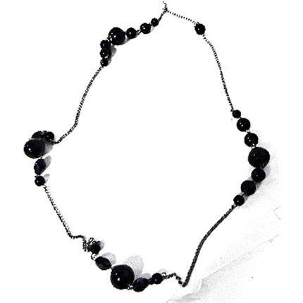 Debby Collana Nera Pearl Clay