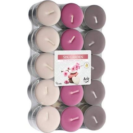 30 Pack Scented Tealights - Spa Garden Scent