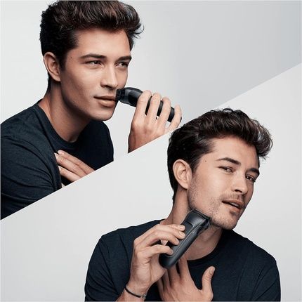 Braun Series 3 Electric Shaver For Men With Precision Beard Trimmer 300 Black Razor - Image 3