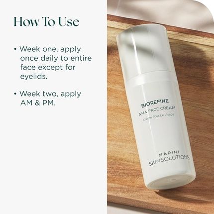 Marini Skinsolutions Biorefine Aha Face Cream Resurfaces, Hydrates & Smooths - Image 3