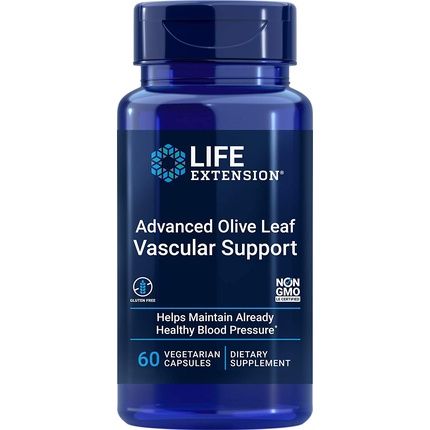 Advanced Olive Leaf Vascular Support With Celery Seed Extract 60 Vegetarian Capsules