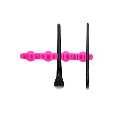 Mimo Silicone Makeup Brush Drying Stand Pink - Image 3